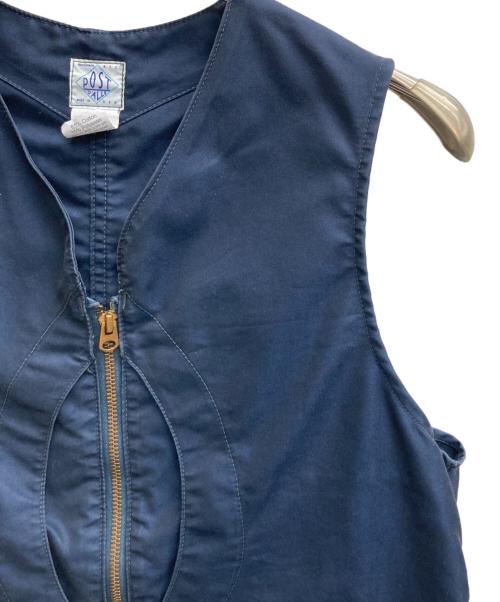 POST O'ALLS（ポストオーバーオールズ）POST O'ALLS (ポストオーバーオールズ) ワークベスト ネイビー サイズ:Sの古着・服飾アイテム