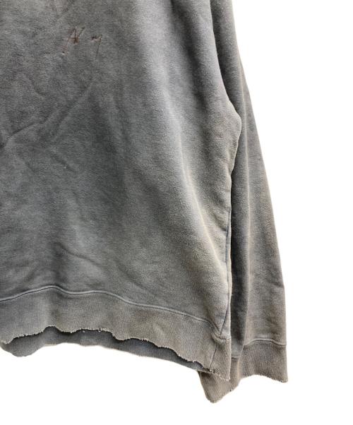 ANCELLM（アンセルム）ANCELLM (アンセルム) EMBROIDERY UNEVEN OVER SWEAT SHIRT グレー サイズ:2の古着・服飾アイテム