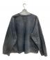 ANCELLM (アンセルム) EMBROIDERY UNEVEN OVER SWEAT SHIRT グレー サイズ:2：19000円