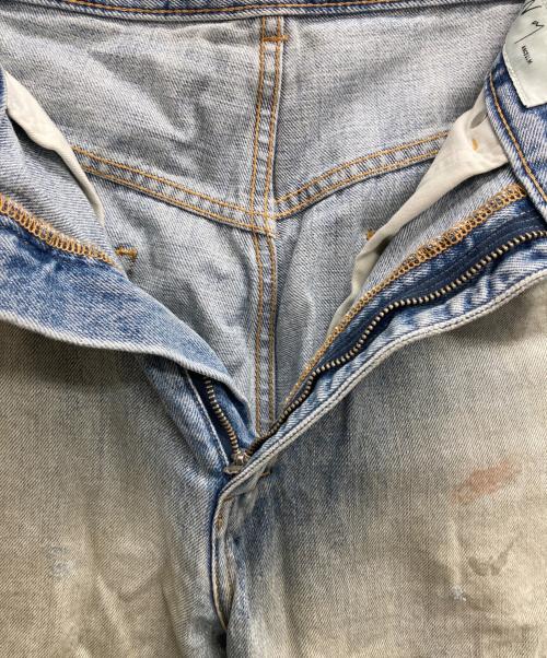 ANCELLM（アンセルム）ANCELLM (アンセルム) SELVEDGE DENIM STRAIGHT 5P PANTS ブルー サイズ:２の古着・服飾アイテム