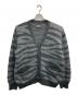 Schott（ショット）の古着「MOHAR ZEBRA CARDIGAN」｜グレー