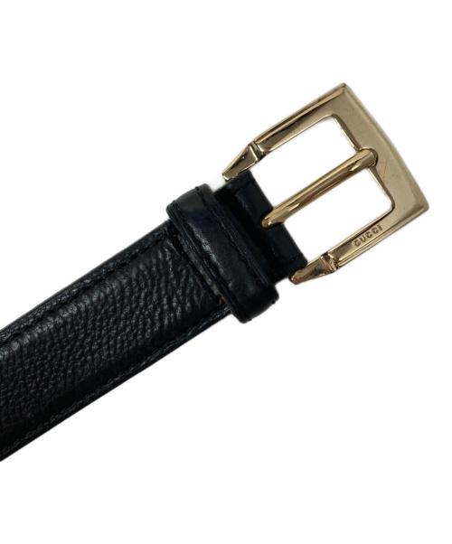 GUCCI（グッチ）GUCCI (グッチ) ベルト ブラック サイズ:SIZE36の古着・服飾アイテム