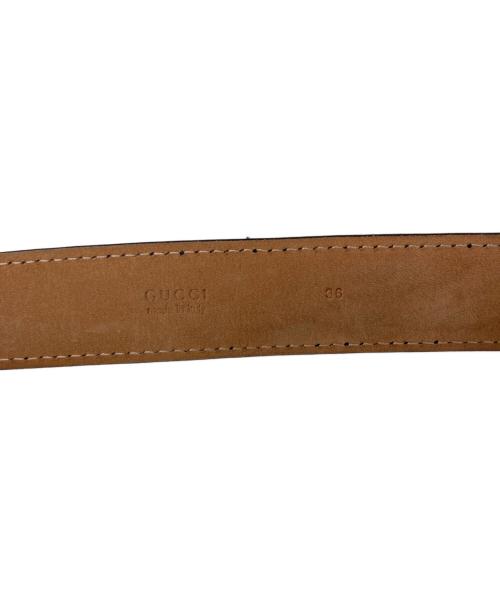 GUCCI（グッチ）GUCCI (グッチ) ベルト ブラック サイズ:SIZE36の古着・服飾アイテム