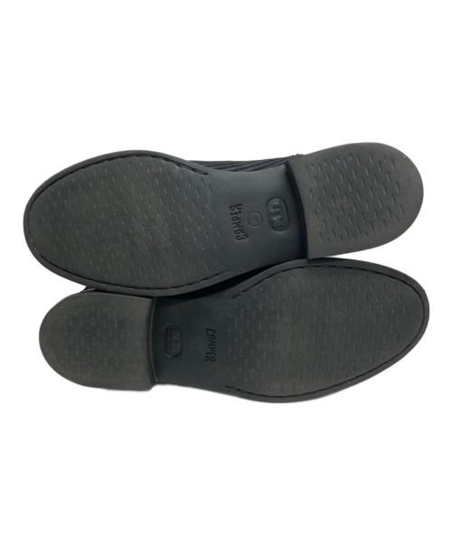 CAMPER（カンペール）CAMPER (カンペール) ストライプサイドゴアブーツ ネイビー サイズ:38の古着・服飾アイテム