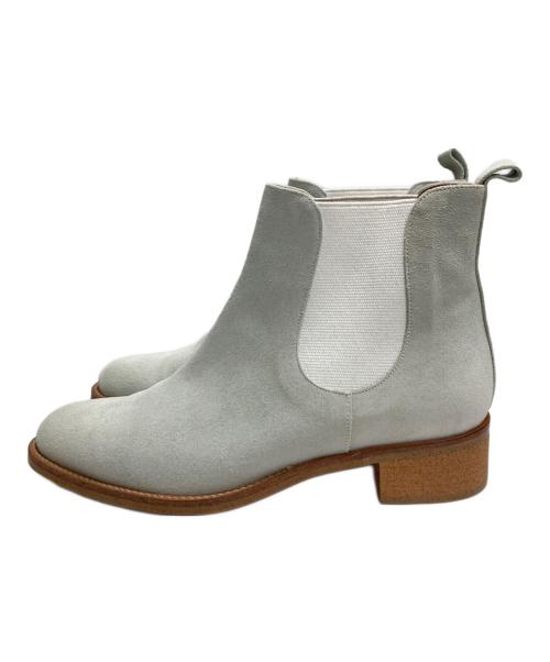 GALERIE VIE（ギャルリーヴィー）GALERIE VIE (ギャルリーヴィー) サイドゴアブーツ ライトグレー サイズ:38の古着・服飾アイテム