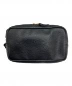 HushTugハッシュタグ）の古着「レザーボディバッグ」｜ブラック