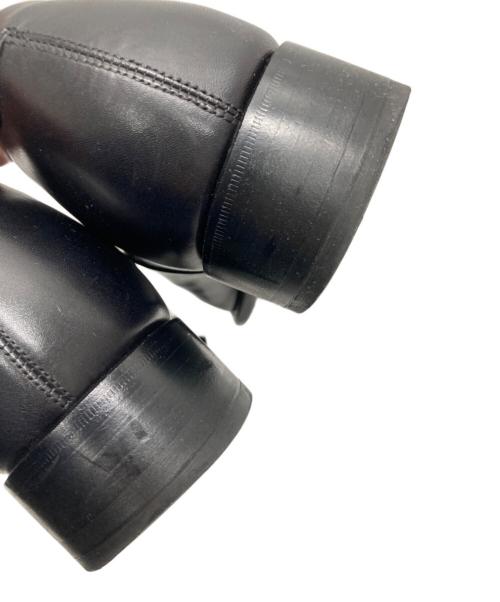 SHETLAND FOX（シェットランドフォックス）SHETLAND FOX (シェットランドフォックス) 内羽根レザーシューズ ブラック サイズ:61/2の古着・服飾アイテム