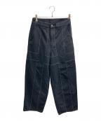 ANTIMIDアンチミッド）の古着「デザインワークパンツ」｜ブラック