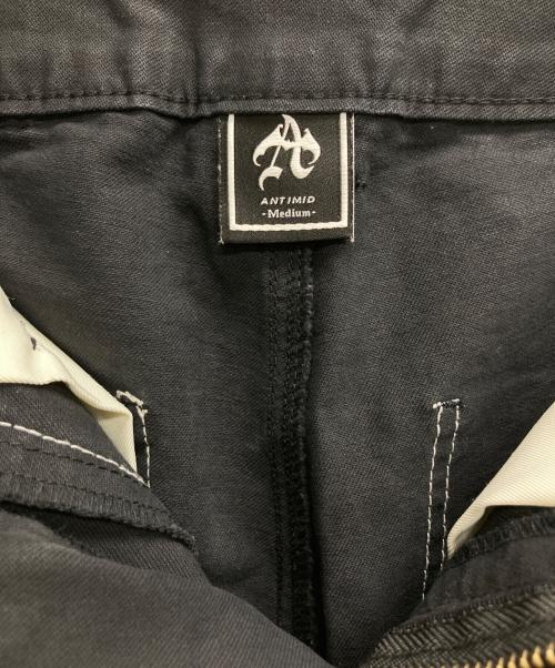 ANTIMID（アンチミッド）ANTIMID (アンチミッド) デザインワークパンツ ブラック サイズ:Mの古着・服飾アイテム
