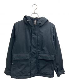 AIGLE（エーグル）の古着「ゴアテックス インサレーションフーデッドロングジャケット」｜ブラック