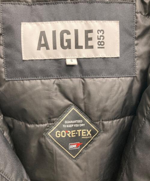 AIGLE（エーグル）AIGLE (エーグル) ゴアテックス インサレーションフーデッドロングジャケット ブラック サイズ:Ｓの古着・服飾アイテム