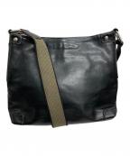 aniaryアニアリ）の古着「レザーショルダーバッグ」｜ブラック