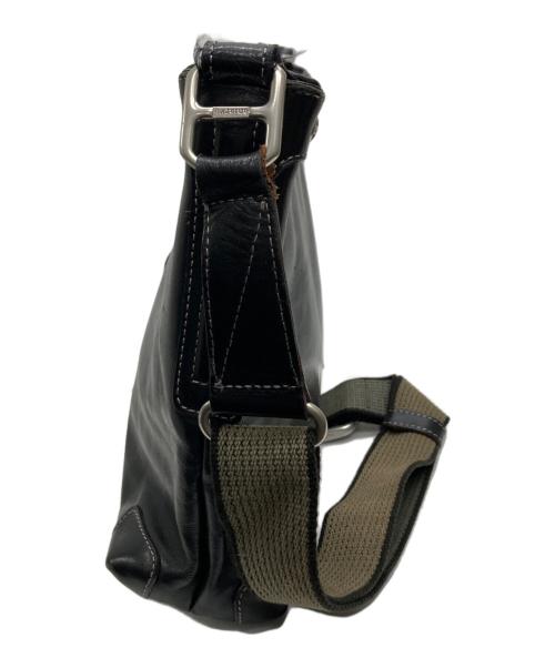 aniary（アニアリ）aniary (アニアリ) レザーショルダーバッグ ブラックの古着・服飾アイテム