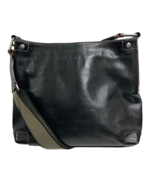 aniary（アニアリ）aniary (アニアリ) レザーショルダーバッグ ブラックの古着・服飾アイテム