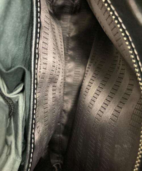 aniary（アニアリ）aniary (アニアリ) レザーショルダーバッグ ブラックの古着・服飾アイテム