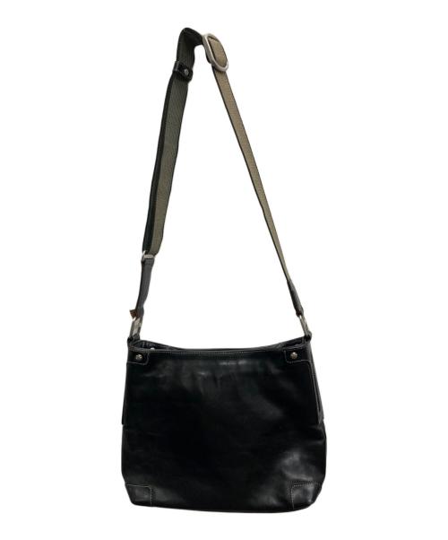 aniary（アニアリ）aniary (アニアリ) レザーショルダーバッグ ブラックの古着・服飾アイテム