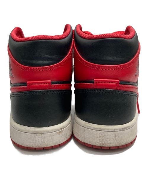 NIKE（ナイキ）NIKE (ナイキ) Air Jordan 1 Mid ブラック×レッド サイズ:25.5cmの古着・服飾アイテム