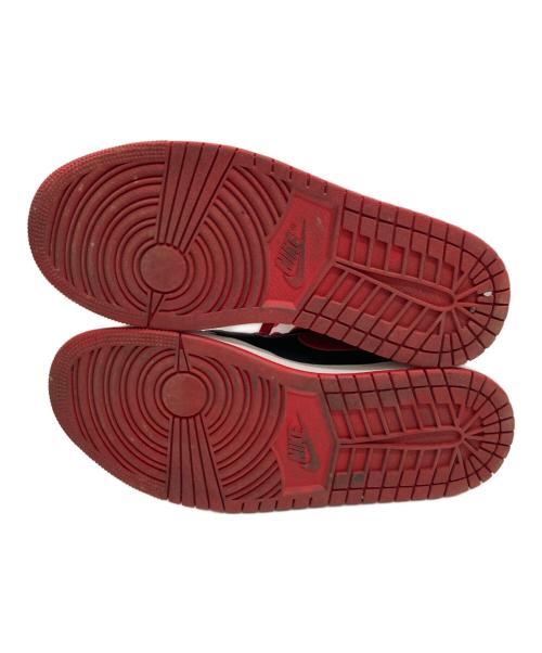 NIKE（ナイキ）NIKE (ナイキ) Air Jordan 1 Mid ブラック×レッド サイズ:25.5cmの古着・服飾アイテム