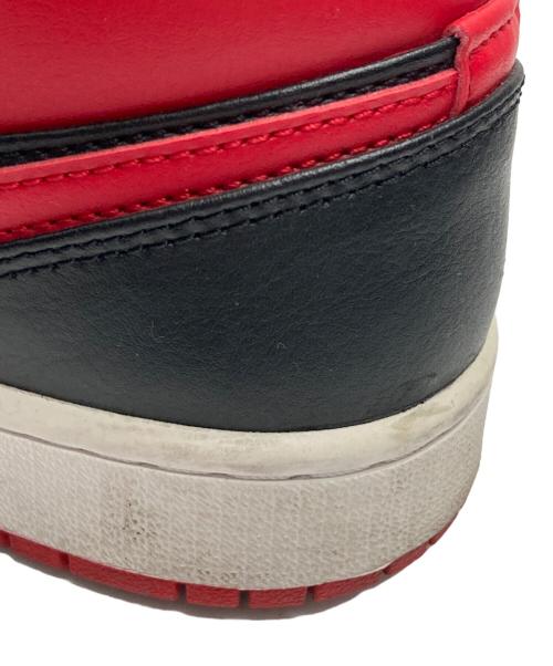 NIKE（ナイキ）NIKE (ナイキ) Air Jordan 1 Mid ブラック×レッド サイズ:25.5cmの古着・服飾アイテム