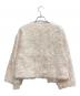 NOLLEY'S sophi (ノーリーズソフィー) 24SS フリンジカットジャガードボレロジャケット アイボリー サイズ:38 未使用品：5000円