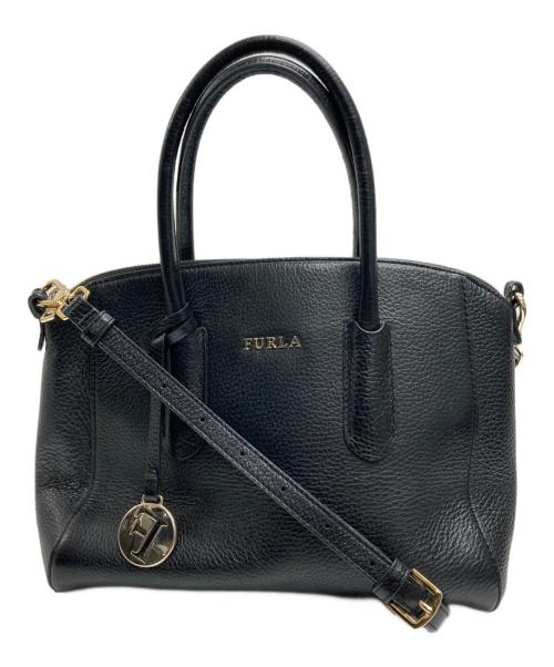 FURLA（フルラ）FURLA (フルラ) 2wayハンドバッグ ブラックの古着・服飾アイテム
