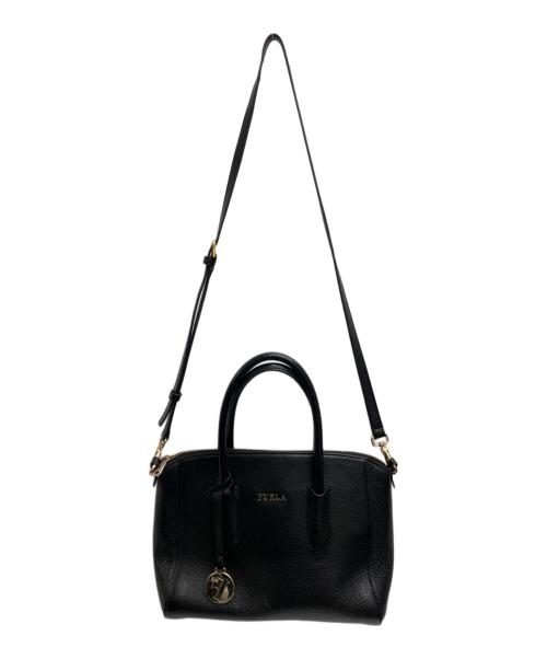FURLA（フルラ）FURLA (フルラ) 2wayハンドバッグ ブラックの古着・服飾アイテム