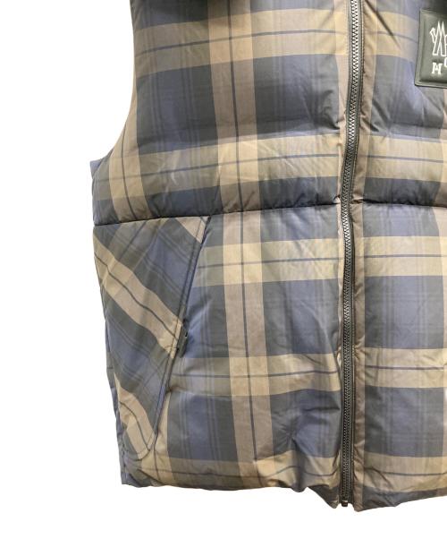 MONCLER（モンクレール）MONCLER (モンクレール) FRAGMENT DESIGN (フラグメントデザイン) ダウンベスト ネイビー×カーキ サイズ:3の古着・服飾アイテム