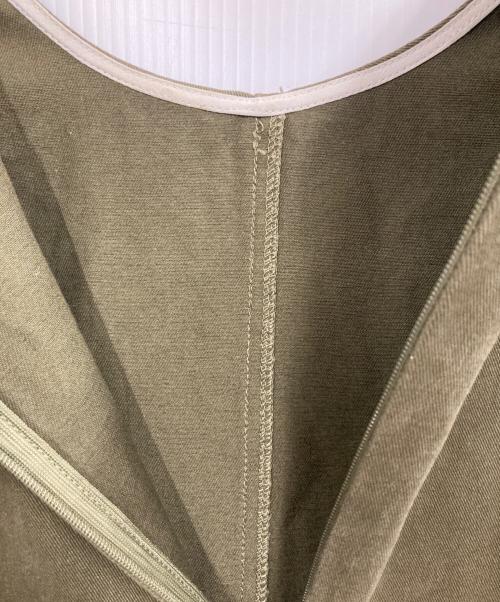 KAIEKA（カイエカ）KAIEKA (カイエカ) パフスリーブワンピース オリーブ サイズ:00の古着・服飾アイテム