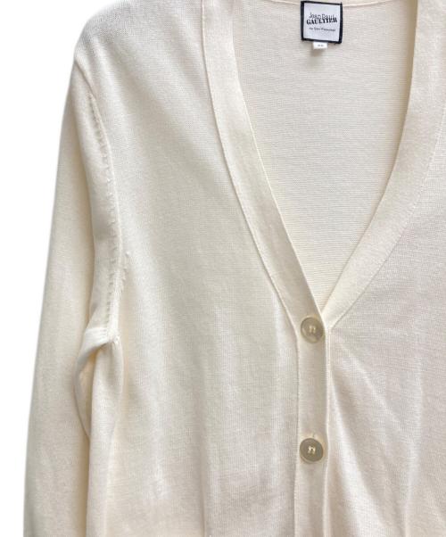 Jean Paul GAULTIER（ジャンポールゴルチェ）Jean Paul GAULTIER (ジャンポールゴルチェ) ニットカーディガン ベージュ サイズ:38の古着・服飾アイテム