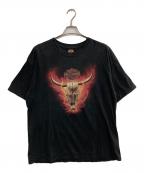 HARLEY-DAVIDSONハーレーダビッドソン）の古着「Tシャツ」｜ブラック