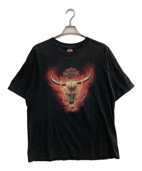 HARLEY-DAVIDSON（ハーレーダビッドソン）HARLEY-DAVIDSON (ハーレーダビッドソン) Tシャツ ブラック サイズ:XLの古着・服飾アイテム