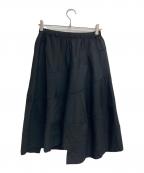 tricot COMME des GARCONSトリココムデギャルソン）の古着「ウールレーヨンのスカート」｜ブラック