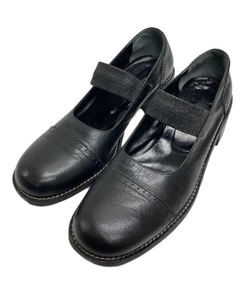 tricot COMME des GARCONS（トリココムデギャルソン）tricot COMME des GARCONS (トリココムデギャルソン) ストラップシューズ ブラック サイズ:24.5の古着・服飾アイテム