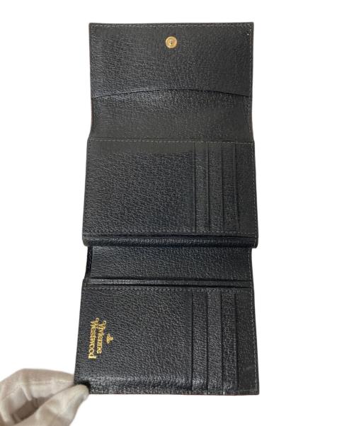 Vivienne Westwood（ヴィヴィアンウエストウッド）Vivienne Westwood (ヴィヴィアンウエストウッド) 3つ折り財布 ブラックの古着・服飾アイテム