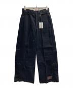 SYUMAN.シュウマン）の古着「COLOR LINE PANTS DICKIES」｜ブラック