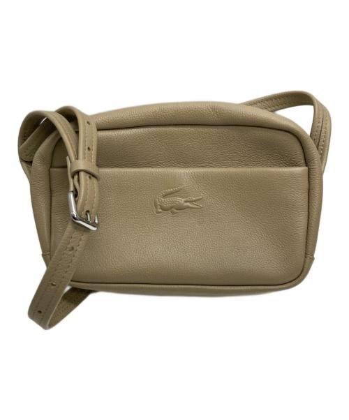 LACOSTE（ラコステ）LACOSTE (ラコステ) シティコートショルダーバッグ ベージュの古着・服飾アイテム