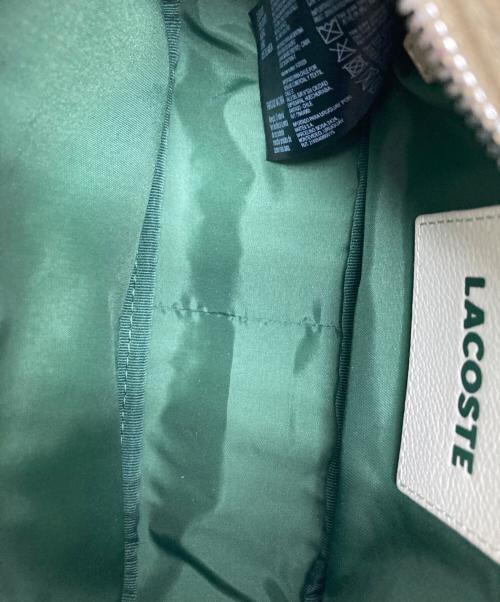 LACOSTE（ラコステ）LACOSTE (ラコステ) シティコートショルダーバッグ ベージュの古着・服飾アイテム