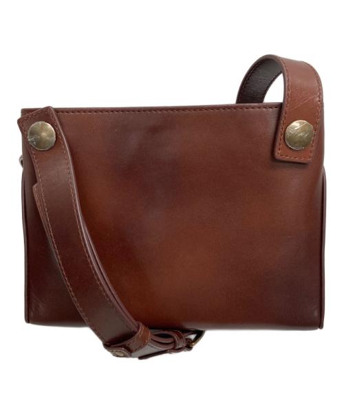 MOTHERHOUSE（マザーハウス）MOTHERHOUSE (マザーハウス) アンティークソラ2ウェイショルダー ブラウンの古着・服飾アイテム