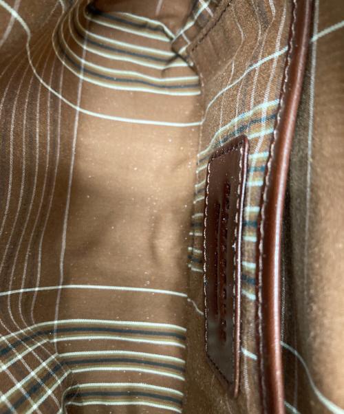 MOTHERHOUSE（マザーハウス）MOTHERHOUSE (マザーハウス) アンティークソラ2ウェイショルダー ブラウンの古着・服飾アイテム