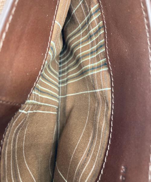 MOTHERHOUSE（マザーハウス）MOTHERHOUSE (マザーハウス) アンティークソラ2ウェイショルダー ブラウンの古着・服飾アイテム