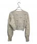 Mame Kurogouchi (マメクロゴウチ) Bubble Pattern Cropped Knitted Cardigan ホワイト サイズ:SIZE 2：15000円