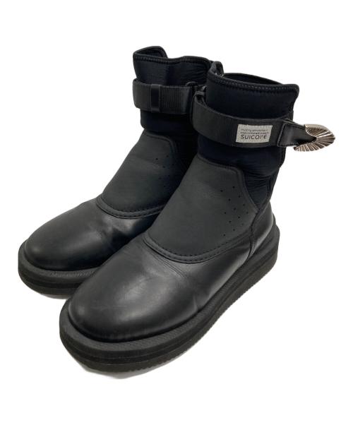 suicoke（スイコック）suicoke (スイコック) TOGA PULLA (トーガ プルラ) コラボブーツ ブラック サイズ:23cmの古着・服飾アイテム