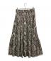 23区 (ニジュウサンク) フレンチペイズリーティアードスカート ホワイト サイズ:36 未使用品：9000円
