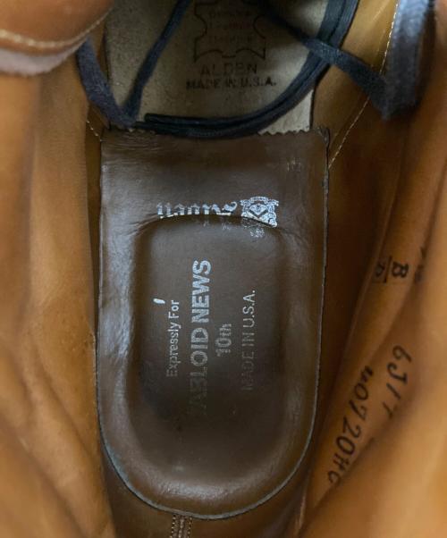 Alden（オールデン）Alden (オールデン) レースアップブーツ ブラウン サイズ:SIZE 7 1/2Dの古着・服飾アイテム