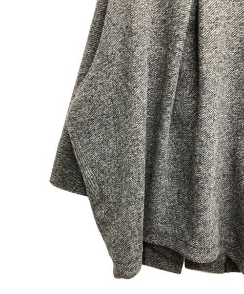 Spick and Span（スピック＆スパン）Spick and Span (スピックアンドスパン) Wスライバーヘリンボーンミドルコート グレー サイズ:36の古着・服飾アイテム