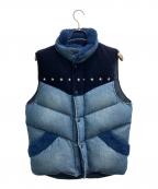 RHC Ron Herman×MARBLES×SURTアールエイチシー ロンハーマン×マーブルズ×サート）の古着「ダウンベスト」｜ネイビー