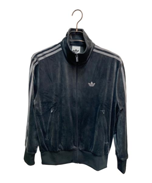 adidas（アディダス）adidas (アディダス) FB TT VELOUR　トラックジャケット グレー サイズ:XSの古着・服飾アイテム