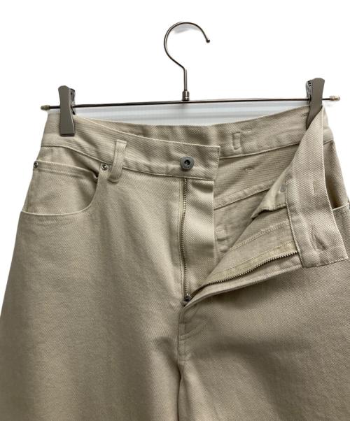 crewre（クルー）crewre (クルー) 25SS ヴィンテージライクワイドパンツ アイボリー サイズ:1の古着・服飾アイテム