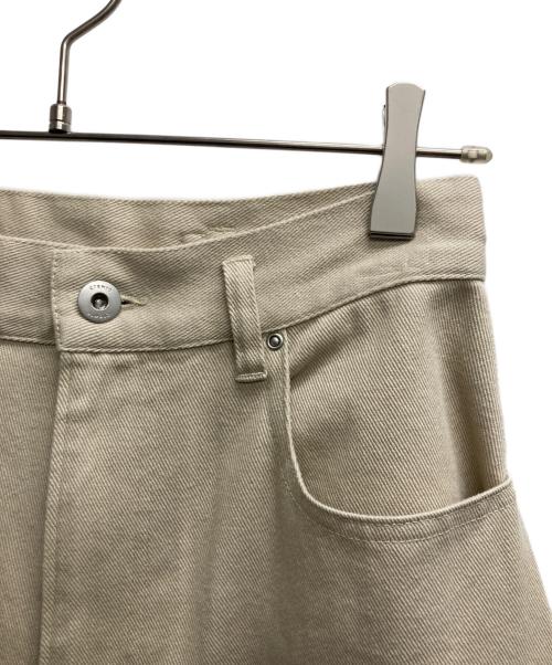 crewre（クルー）crewre (クルー) 25SS ヴィンテージライクワイドパンツ アイボリー サイズ:1の古着・服飾アイテム