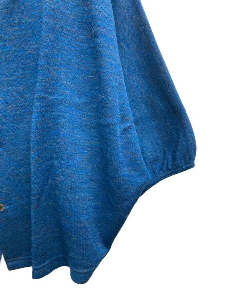 根々（ネネ）根々 (ネネ) ニットカーディガン ブルー サイズ:不明（実寸サイズをご参照ください）の古着・服飾アイテム